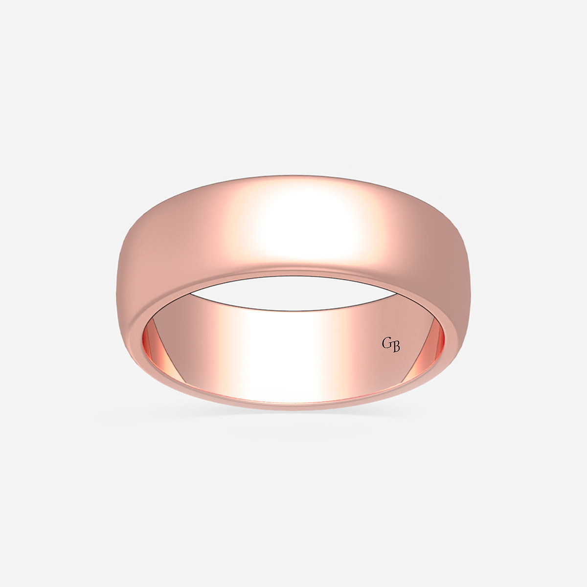 6mm Dome Wedding Band